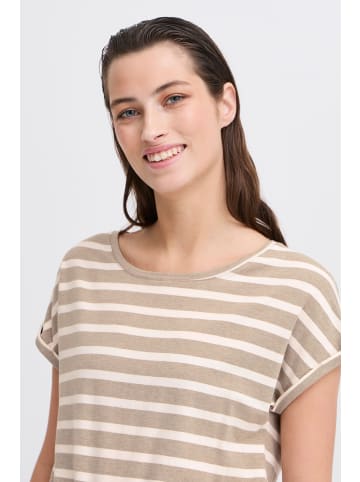 b. young Kurzarm-Bluse BYPAMILA Regular fit in Roasted Cashew Mix