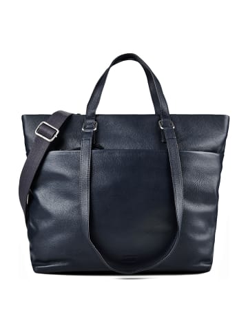 Jost Lysa Business Shopper Leder 36 cm Laptopfach in navy