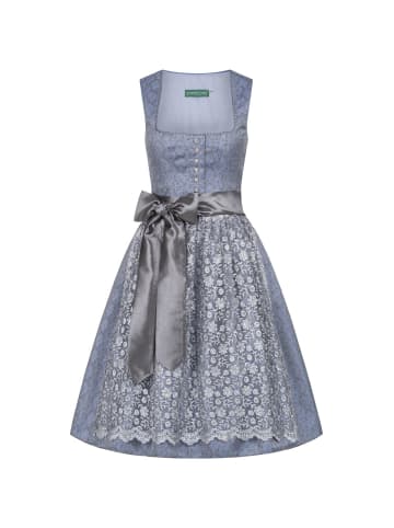 Country Line Midi Dirndl in Blau