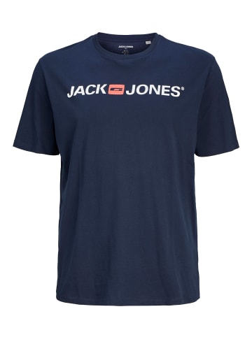 JACK & JONES PLUS T-shirt in Navy Blazer