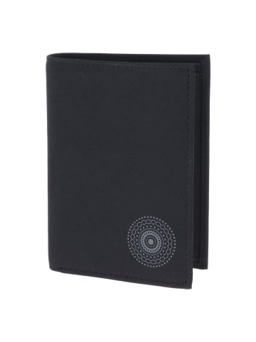 oxmox New Cryptan Geldbörse RFID Schutz 13 cm in schwarz-circle bloom grey