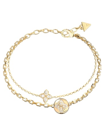 Guess Damen-Armband Double Bloom Goldfarben S