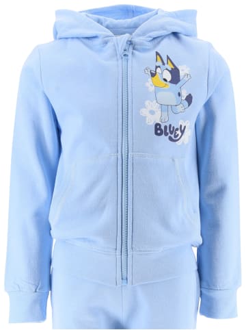 Bluey 2tlg. Outfit Kapuzenjacke & Hose Bluey in Hellblau
