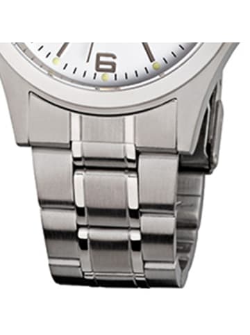 Regent Analog-Armbanduhr Regent Metallarmband silber mittel (ca. 38mm)