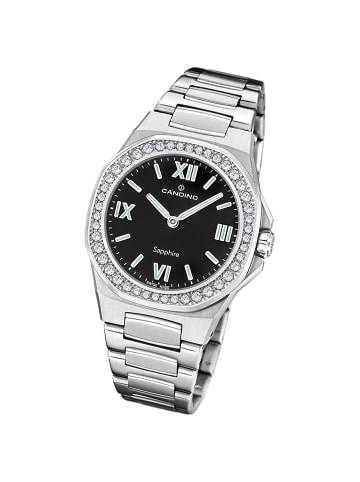 Candino Analog-Armbanduhr Candino Elegance silber mittel (ca. 34mm)