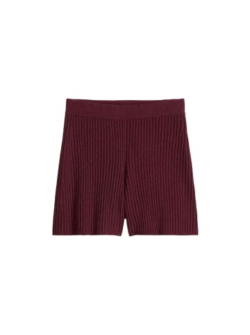 Marc O'Polo DENIM Strickshorts slim in Merlot Red