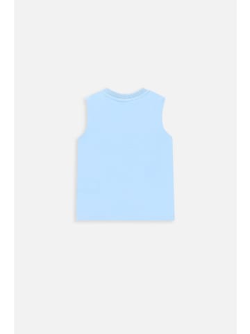 Coccodrillo T-Shirt ohne Ärmel in blau