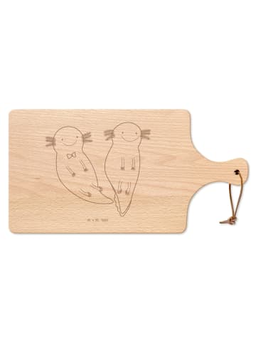 Mr. & Mrs. Panda Schneidebrett Axolotl Freundin ohne Spruch in Transparent