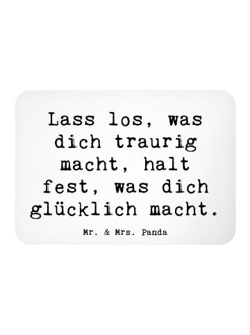 Mr. & Mrs. Panda Magnet Spruch Verluste betrauern und loslassen ... in Weiß
