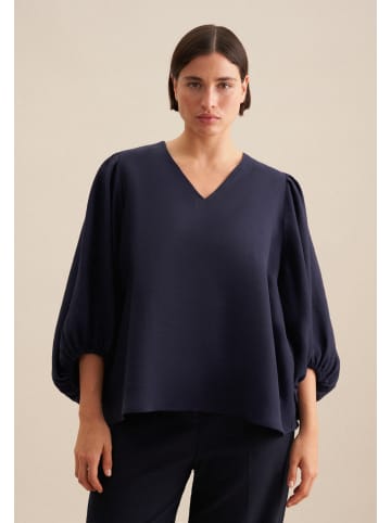 Seidensticker Shirtbluse Regular in Dunkelblau