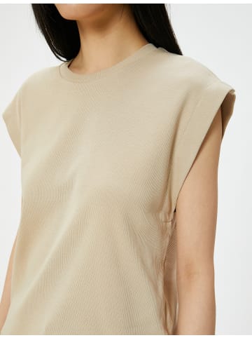 KOTON T-shirt in Beige