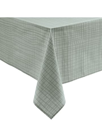 REDBEST Baumwollmischung Tischdecke Pasadena in salbei