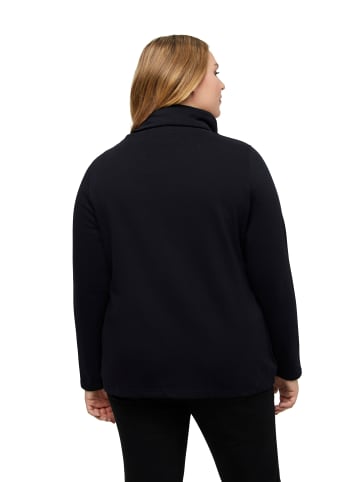 Ulla Popken Sweatjacke in schwarz