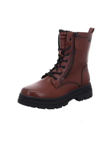 Tom Tailor Schnürboots in Braun