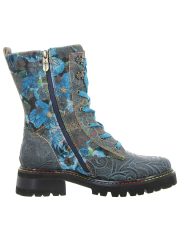 LAURA VITA Schnürstiefelette in blau