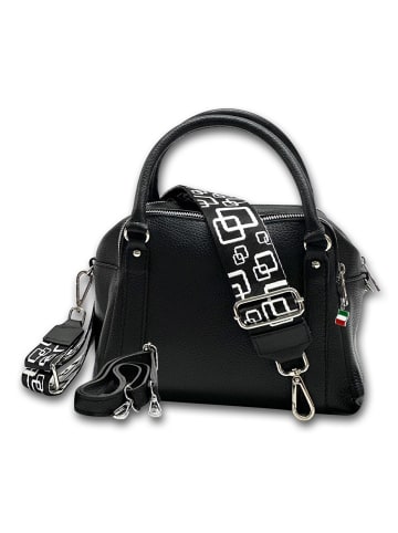 Florence Leder Umhängetasche, Citytasche Florence Tasche schwarz ca. 22cm
