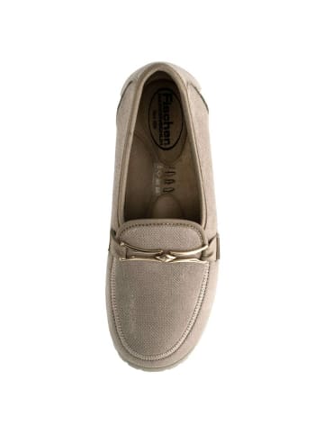 Fischer Markenschuh Hausschuhe für Damen in beige