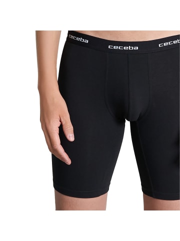 CECEBA Boxershort 2er Pack in Schwarz