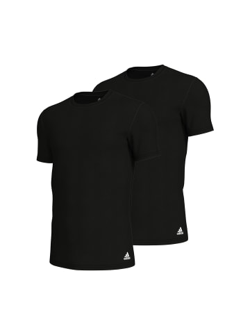 adidas T-Shirt Crew Neck T-Shirt (2PK) in Black