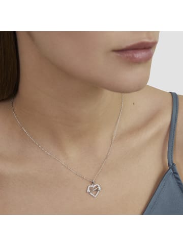 s.Oliver Kette aus Silber mit Infinity-Herz Detail in silber