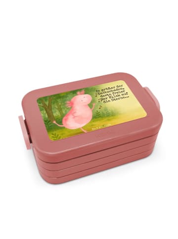 Mr. & Mrs. Panda MEPAL Bentobox Axolotl Tanzen Design mit Spruch in Rot Pastell