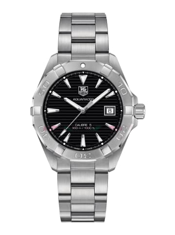 Tag Heuer Aquaracer Uhr silber schwarz WAY2110.BA092
