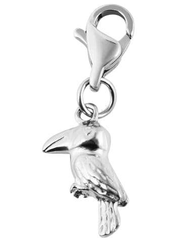 Adeliás Unisex Anhänger – Charmanhänger aus Edelstahl in silber