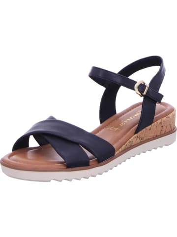 Tamaris Keilsandalette in blau