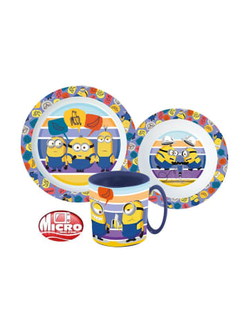 Minions Striped Geschirrset Mikroplastik
