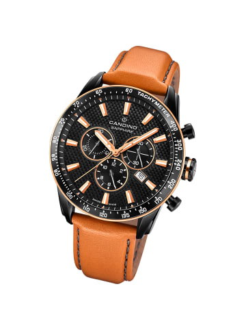 Candino Chronograph-Armbanduhr Candino Sport braun groß (ca. 45mm)