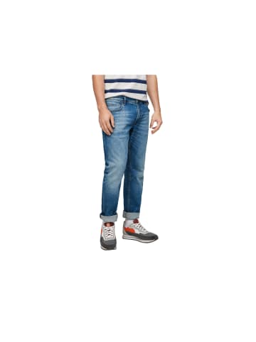 S. Oliver Straight Leg Jeans in blau