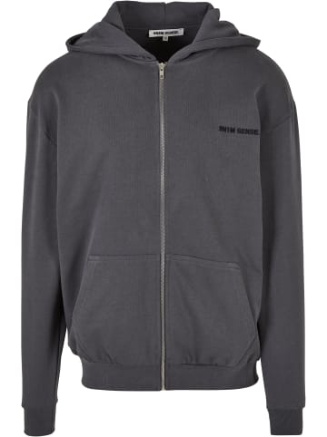 9N1M SENSE Zip-Kapuzenpullover in schwarz