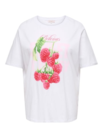 ONLY Carmakoma T-shirt in Bright White