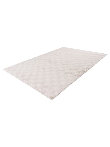 Vivorum Wohnzimmer Teppich – Kurzflorteppich Botany 625 in helltaupe