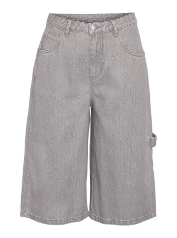 Noisy may Culotte Jeans in Light Grey Denim