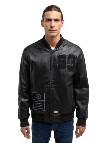 Bruno Banani Lederjacke CAMPOS in Schwarz