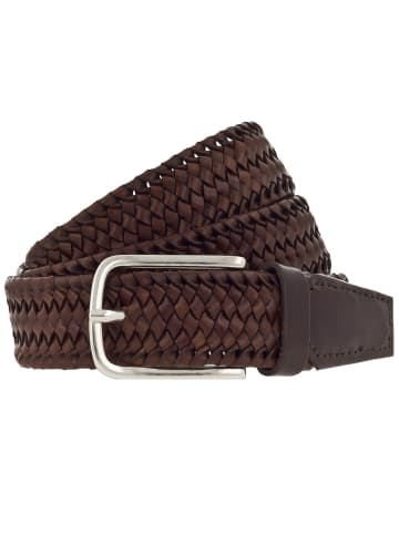 Vanzetti Gürtel Leder dunkelbraun