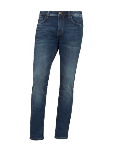 Tom Tailor Regular Slim Fit Jeans Basic Stretch Hose Stone Washed JOSH in Blau