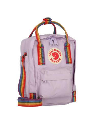 FJÄLLRÄVEN Kanken Rainbow Sling Umhängetasche 15 cm in pastel lavender-rainbow