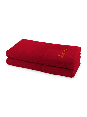Möve for Frottana Sauna Set Pearl 2-TLG in ruby