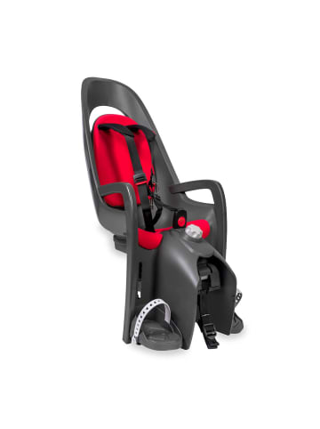 Hamax Hamax Caress Fahrradkindersitz inkl. Gepäckträger-Adapter - Farbe: Grau / Rot