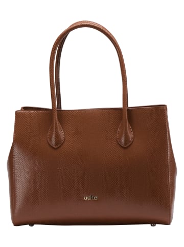 usha BLACK LABEL Henkeltasche in Cognac