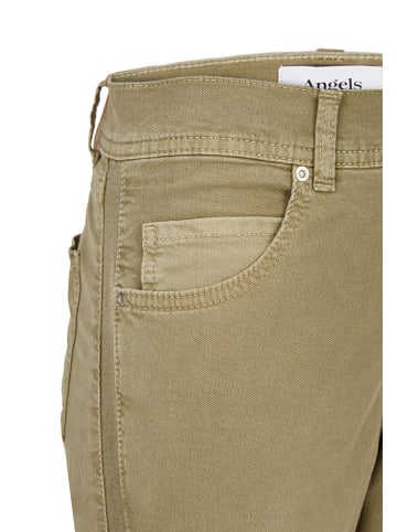 ANGELS  7/8 Jeans Jeans Ornella Galon in Coloured Denim in khaki