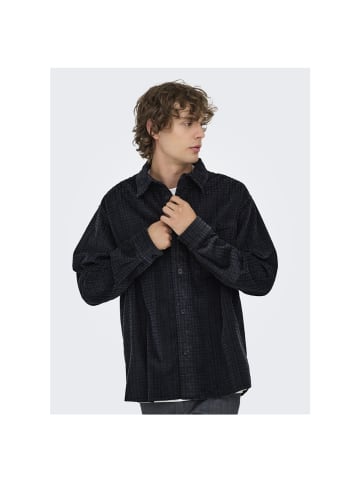 Only&Sons Langarmhemd in jet black