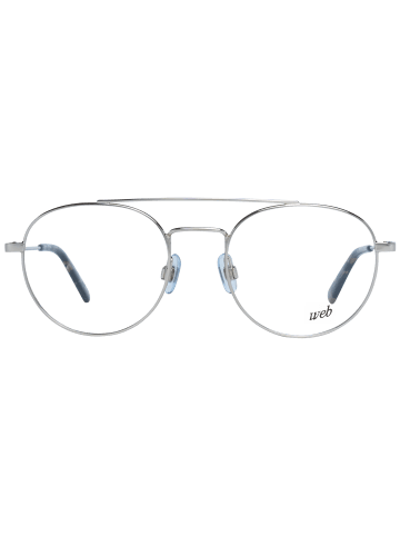 Web Unisex Optische Fassungen Rund Silber