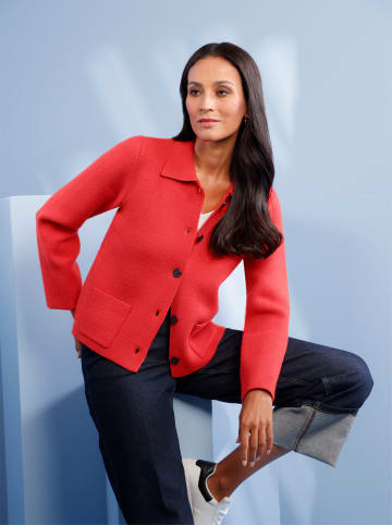 Heine Strickjacke in erdbeere