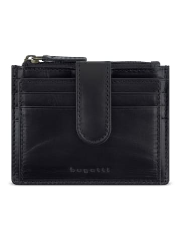 Bugatti Remo Geldbörse RFID Schutz Leder 11 cm schwarz