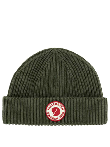 FJÄLLRÄVEN Lite Logo Hat - Mütze (grey) in deep forest
