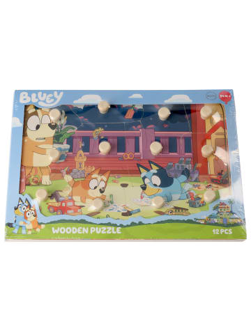 Bluey Knopfpuzzle Motiv in multicolor