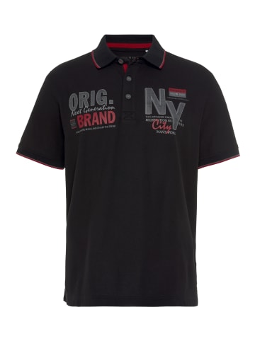 Man's World Poloshirt in schwarz